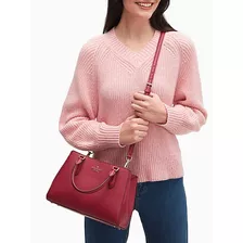 Cartera Satchel Kate Spade Modelo Tippy Cuero Cranberry