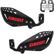 Protetor De Mão Circuit Vector Carbon Moto Universal Par 