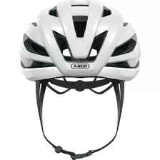 Casco De Ciclismo Abus Stormchaser Color Blanco Con Rojo Talle L