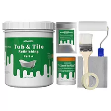 Kit De Renovación De Bañera Y Azulejos (1 Kg / 35 Oz,...