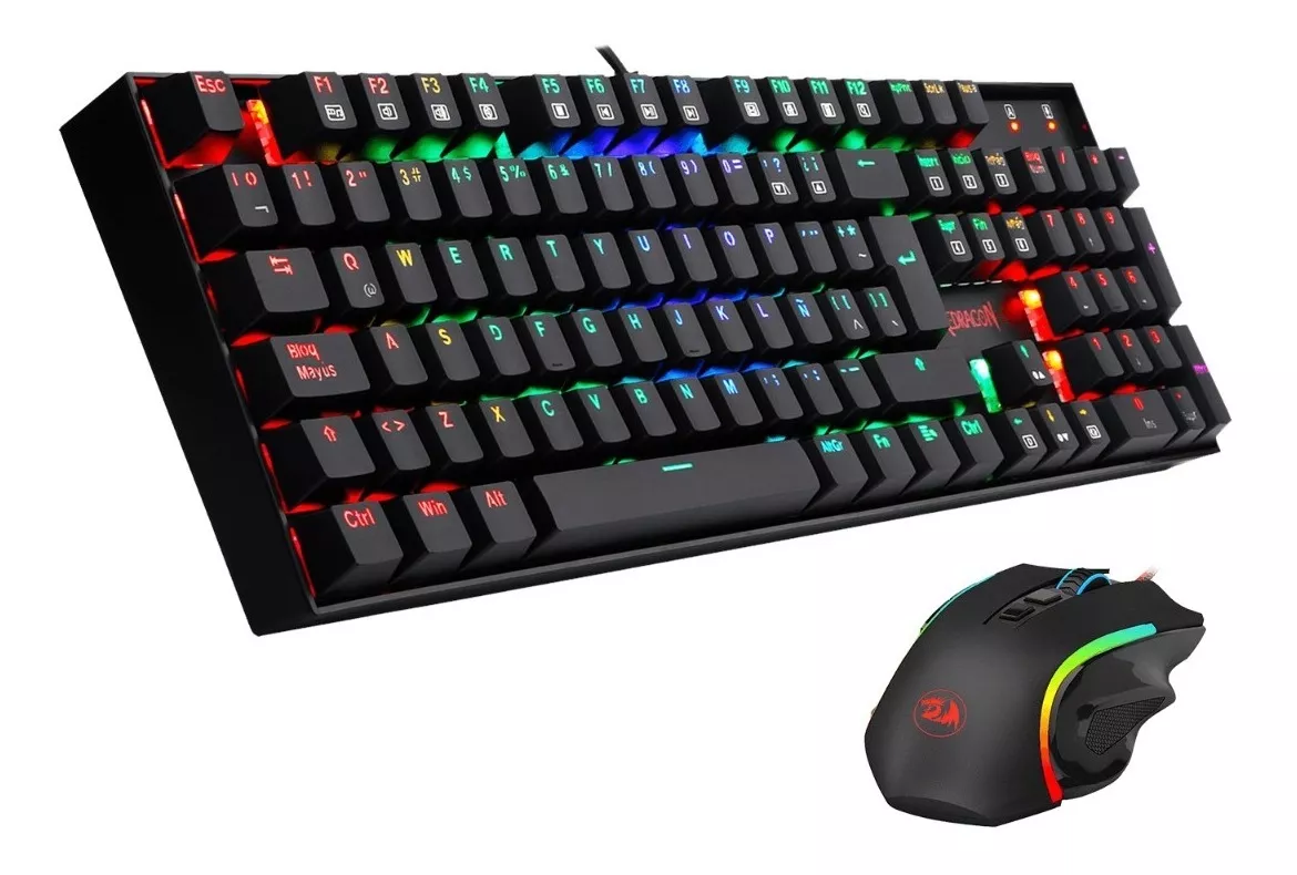 Combo Gamer Teclado Mecánico Mitra + Mouse Griffin Rgb