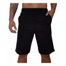 Bermuda Masculina Academia Moletom Plus Size Do P Ao G6