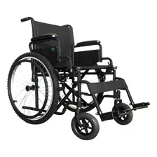 Silla De Ruedas De Lujo Todo Terreno Infinity Plegable 120kg Color Negro-negro