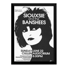 Quadro / Poster Com Moldura Siouxsie And The Banshees P7713