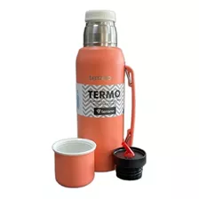 Termo Terrano 1 Litro Manija Tapón Cebador De Regalo