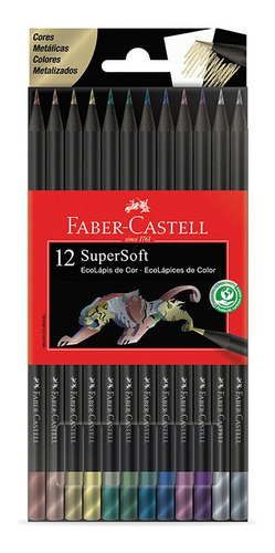 Ecolápiz Supersoft X12 Metallicos Faber-castell