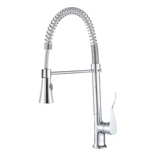 Torneira Gourmet Misturador Monocomando Metal Cozinha Luxo Acabamento Cromado Polido Espelhado Cor Cromado