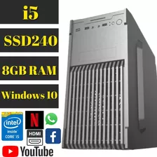 Computador Barato I5 650 3.2 Ghz Ssd 240gb 8gb Memoria Ram