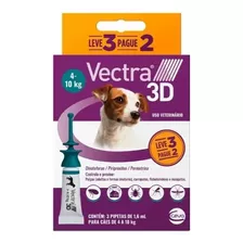 Antipulgas Barato E Eficiente Vectra 3d Cães De 4 A 10 Kg