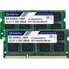 Memoria Ram Timetec 16 Gb ( 2 X 8 Gb ) 1600 Mhz 11 Cl