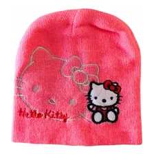 Gorro De Lana Hello Kitty Para Niñas De 3 A 8 Años