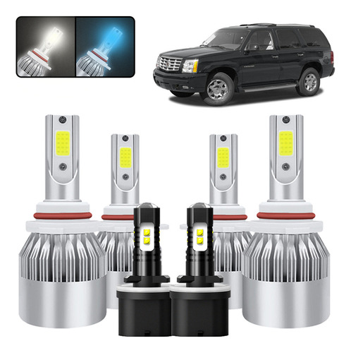 Foto de Kit De Focos Led 9005 9006 Para Cadillac Escalade 2002-2004