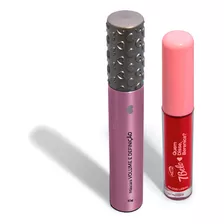 Combo Máscara De Cílios Volume E Definição 10g + Gloss Labia