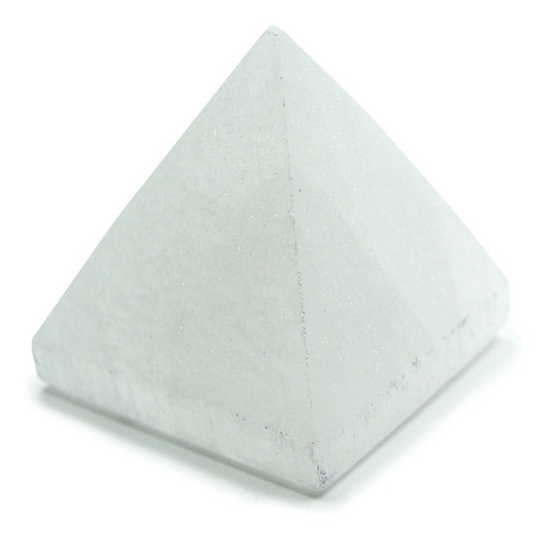 Pirâmide De Selenita Branca 200g