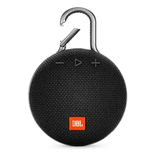 Caixa De Som Bluetooth Jbl Clip 3 3.3w À Prova D'água Preto