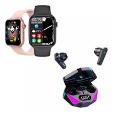 Combo Smart Watch I8 Pro Max + Auriculares X15 Pro Gamer