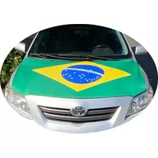 Bandeira Do Brasil Para Carro Capô Com Elástico