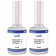 Base Antifúngica Para Unhas Dos Pés E Mãos 10 Ml - 2 Frascos