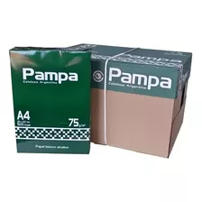 Kit 10 Resmas Pampa A4 75gr Papel Blanco 500 Hojas