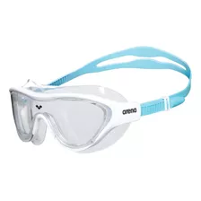 Antiparras Natacion Arena The One Mask Junior 6-12 Años Color Blanco/azul