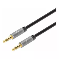 Cable Auxiliar 5 Mts Audio Estéreo 3.5 Mm Manhattan 356015