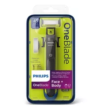 Modelador De Barba Philips Oneblade Cuerpo Y Rostro 3 Peines