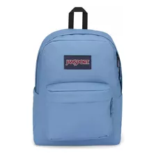 Mochila Jansport Superbreak Plus 26l Porta Notebook Urbana Color Elemental Blue Diseño De La Tela Liso