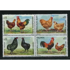 2001 Fauna- Animal Granja- Gallina - Uruguay ( Sellos) Mint