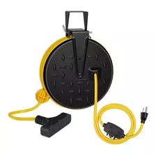 Dewenwils Retractable Extension Cord Reel, 9 M