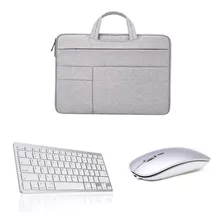 Teclado Bluetooth + Mouse Bluetooth E Bolsa P Macbook Air 13 Cor De Teclado Prata Idioma Padrão Americano