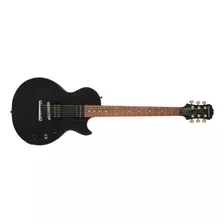 Guitarra Electrica EpiPhone Les Paul Satin E1 Color Ebony Material Del Diapasón Palo De Rosa Orientación De La Mano Diestro