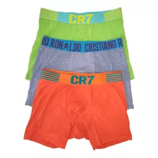 Boxers Cr7 Tripack Algodon Elasticado