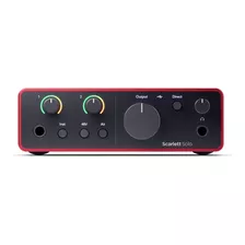 Interface Focusrite Scarlett Solo 4 Geracao