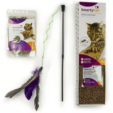 Smartykat 3count Rascador Para Gatos, Gato Y Gato