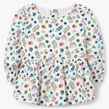 Blusa T3 Años Flores Nena Gymboree