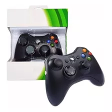 Controle Xbox 360 E Pc Com Fio Preto Slim Joystick Cabo