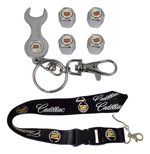 Foto de New 1pcs Cadillac Keychain Lanyard Badge Holder + Combo...
