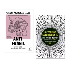 Kit Antifrágil Nassim Nicholas Taleb+ Poder Do Subconsciente