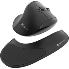 Mouse Ergonomico Inalambrico Klip 750 Con Pad Mouse