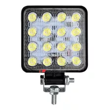 Faro Auxiliar Reflector 4x4 Led Off Road 48w 12 A 24v Camion