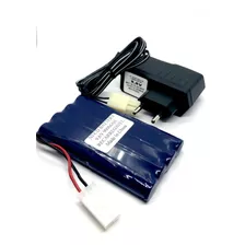 Bateria Para Carrinho 9,6v 900mah + Carregador 9,6v 