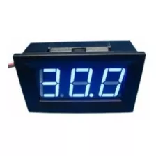 Voltimetro De Panel 3 Digitos 0 - 99.9v Display Azul