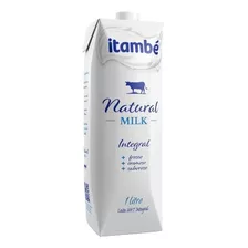 Kit Com 12un Leite Longa Vida Itambé Natural Milk 1 Litro