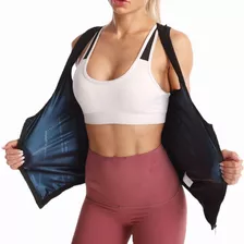 Camiseta Fajas Reductoras Adelgazantes Chaleco Sauna Mujer