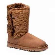 Botas Pantubota Gummi Arrayan Mujer Tejida Piel Abrigadassss