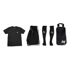 Kit Jogador Camiseta Dri-fit + Short Bermuda + Meião + Bolsa