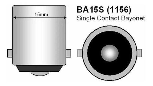 Par De Bulbos Led Ba15s 1156 Para Bmw Serie 3 E36 Foto 4