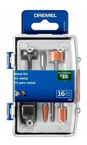 Set Para Metal Dremel 734 Discos Piedras Minitorno 16 Pz