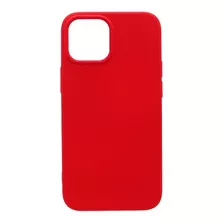Carcasa Para iPhone 13 Mini Silicon Proteccion Camara Cofolk Color Rojo