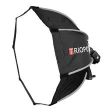 Softbox Octabox Triopo 55cm Com Suporte Manopla 